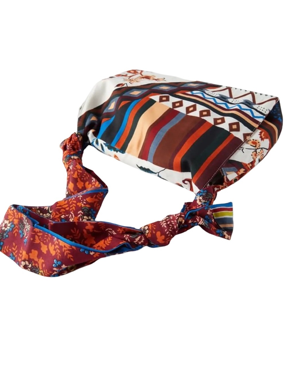 New Rare Bloggers favorite Zara Women’s Boho Handkerchief Slouchy Shoulder Bag - Picture 4 of 16
